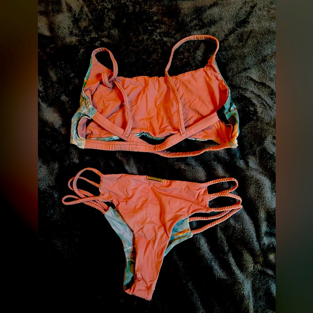 San Lorenzo bikini set reversible colors - Picture 2 of 2